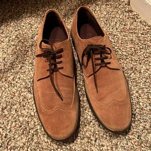 Salvatore Ferragamo suede tie mens narrow 9 1/2B